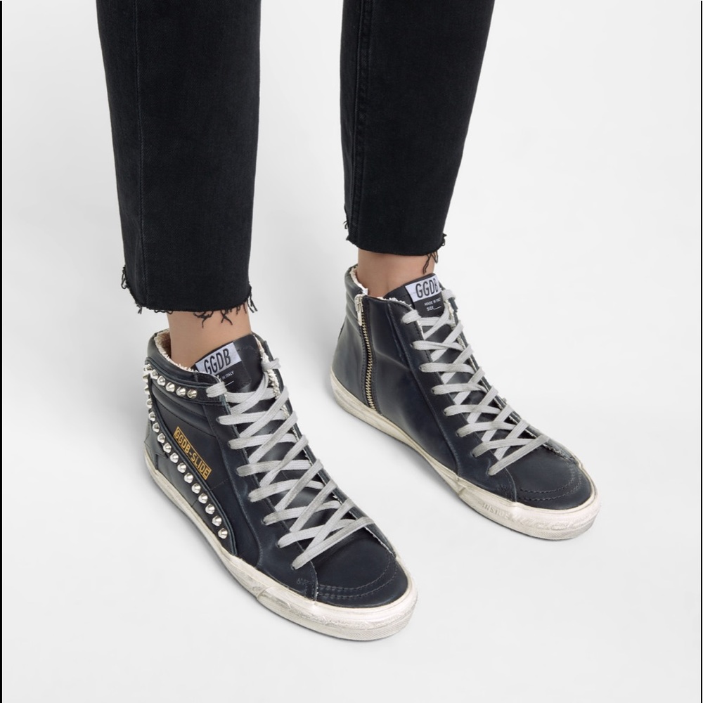 Golden Goose Studded Slides